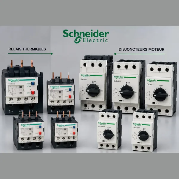 Relais thermique & disjoncteur moteur